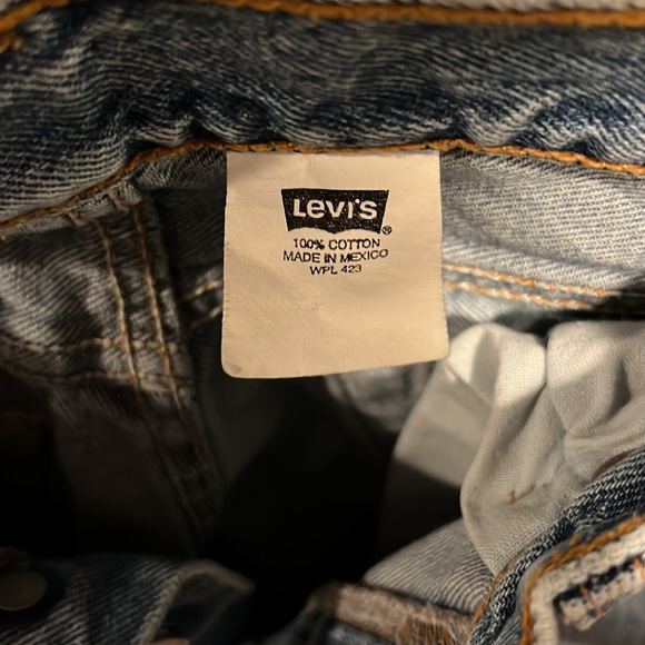 Vintage Y2K Levi’s 501 XX Raw Hem Button Fly Jeans - Picture 6 of 12